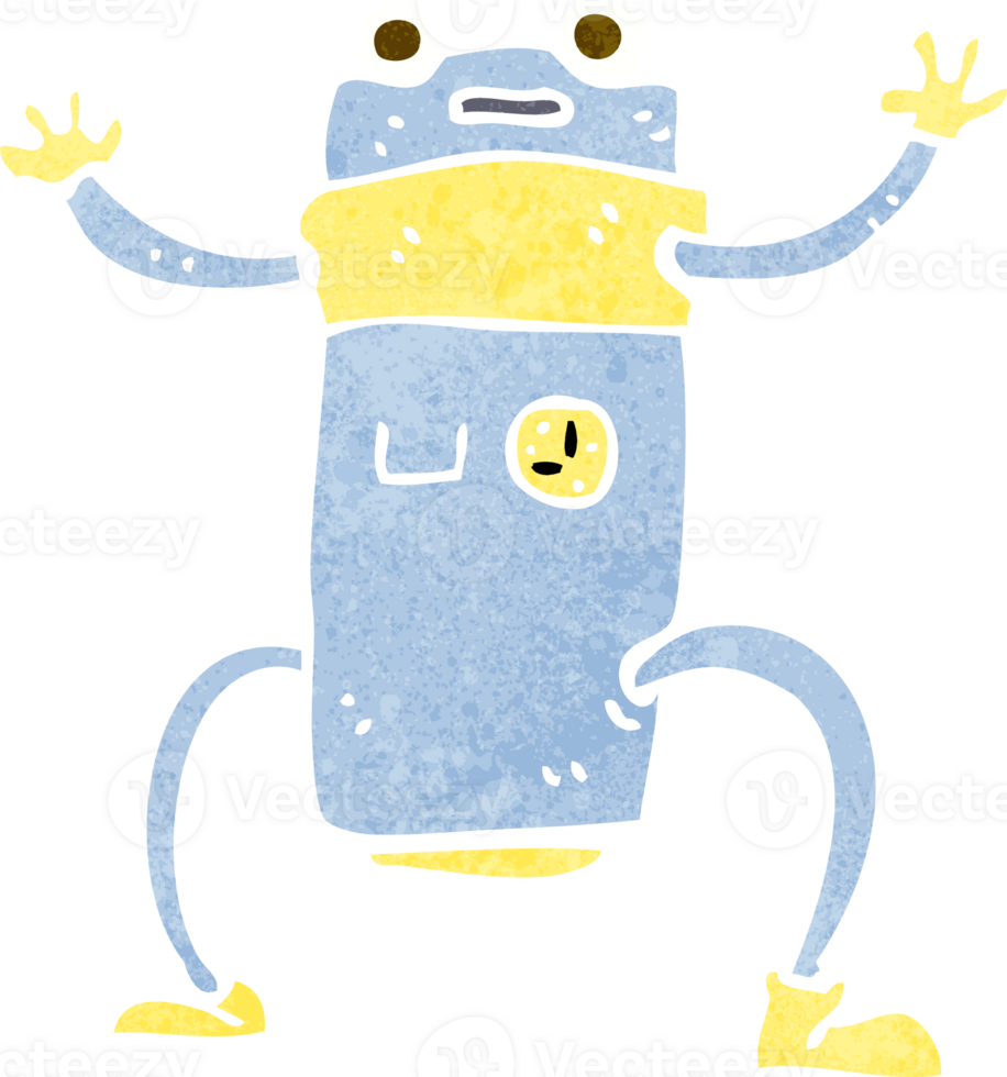 cartoon robot drawing png