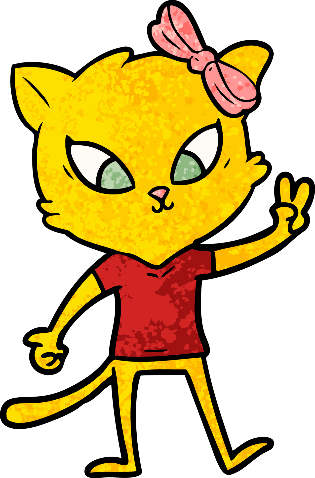 cartoon cat drawing 47100698 PNG