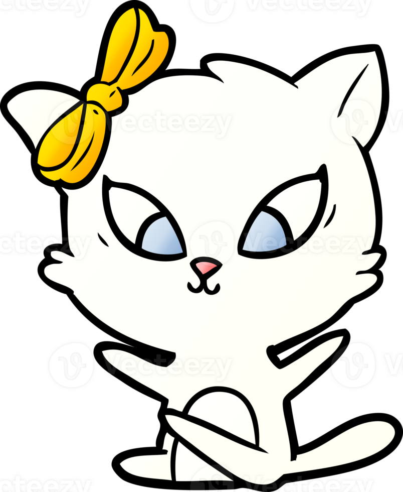 cartoon cat drawing png