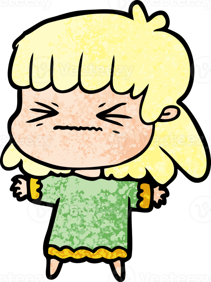 cartoon woman drawing png