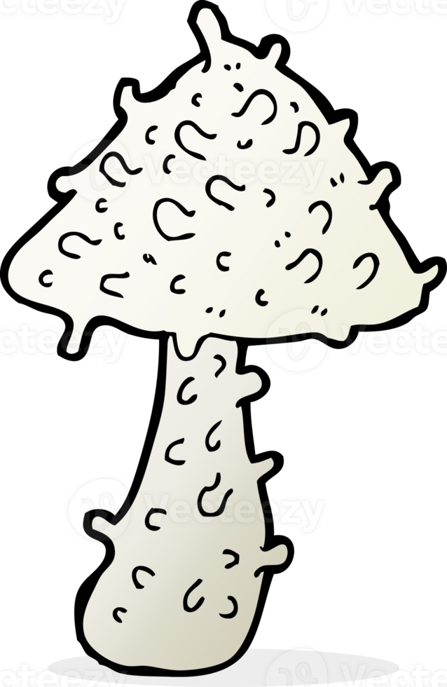 cartoon mushroom drawing png