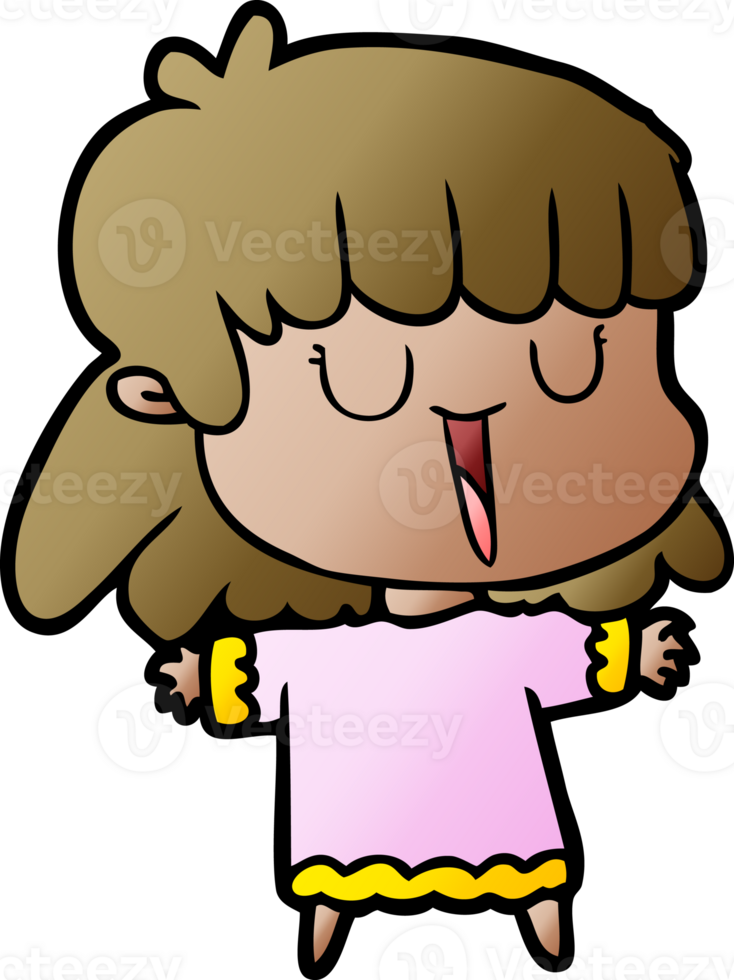 cartoon woman drawing png
