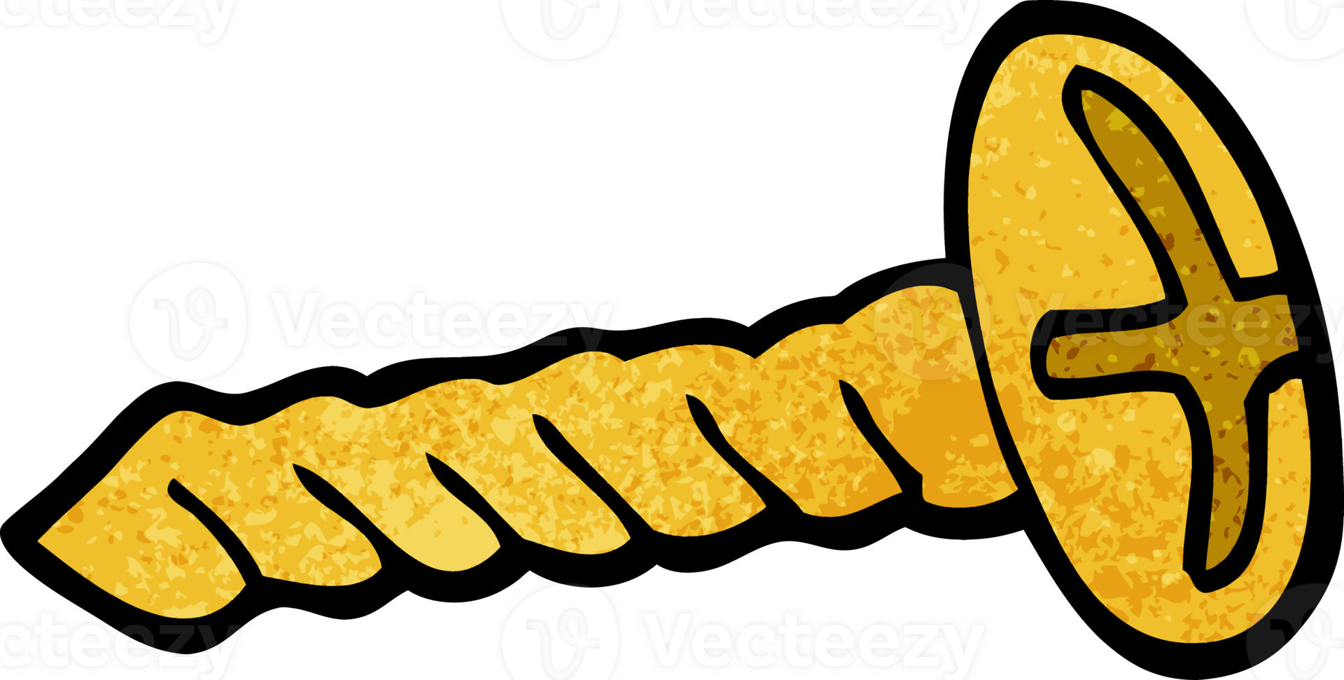 brass screw drawing png