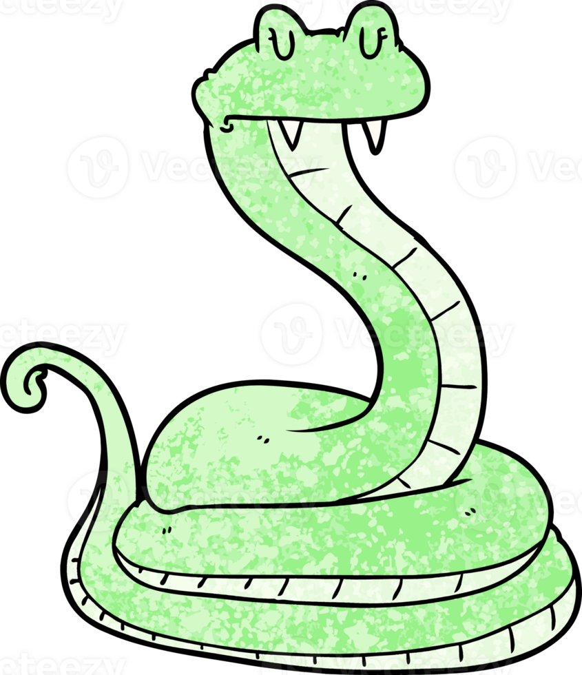cartoon snake drawing png