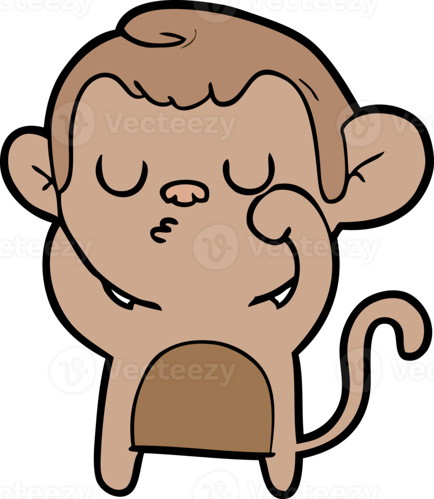 cartoon monkey drawing png