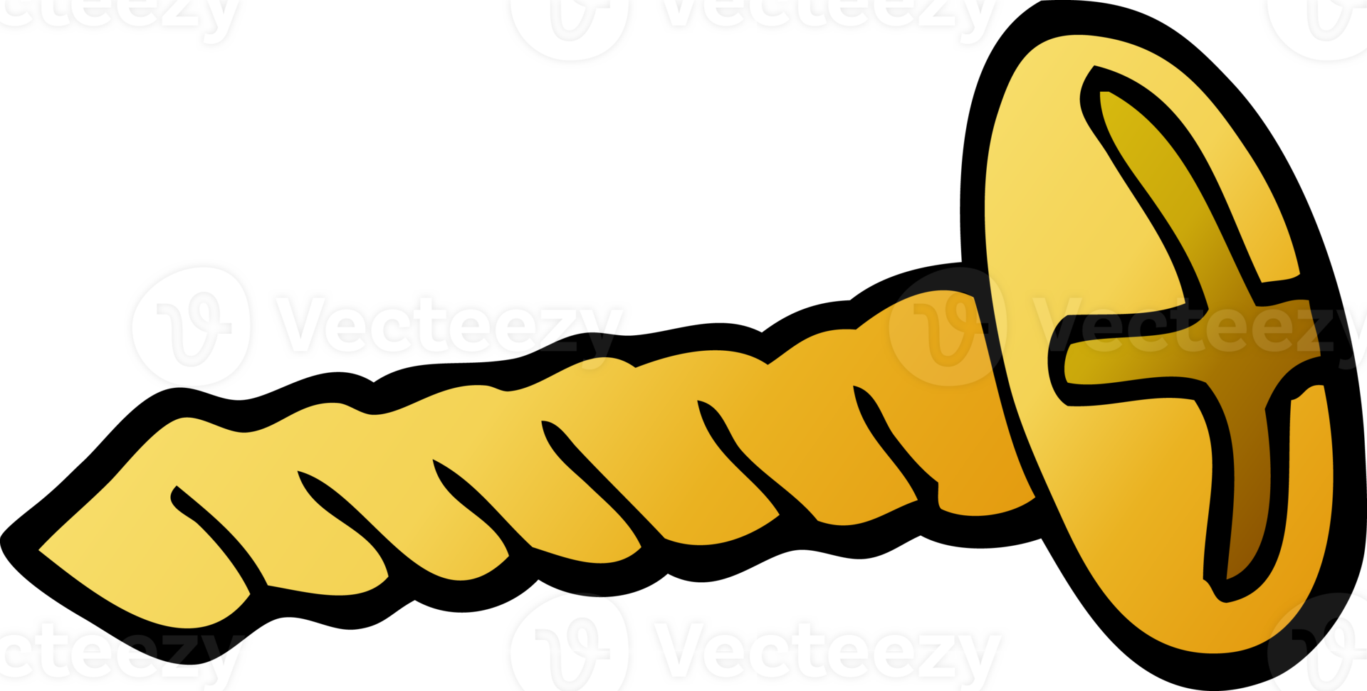 brass screw drawing png