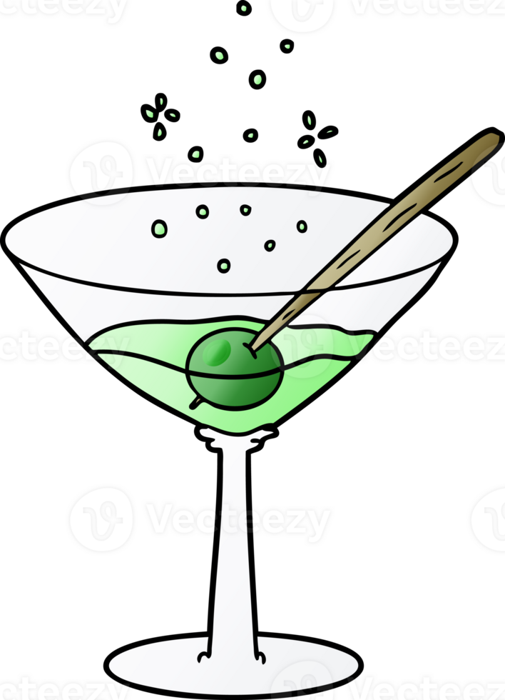 cartoon cocktail drawing png