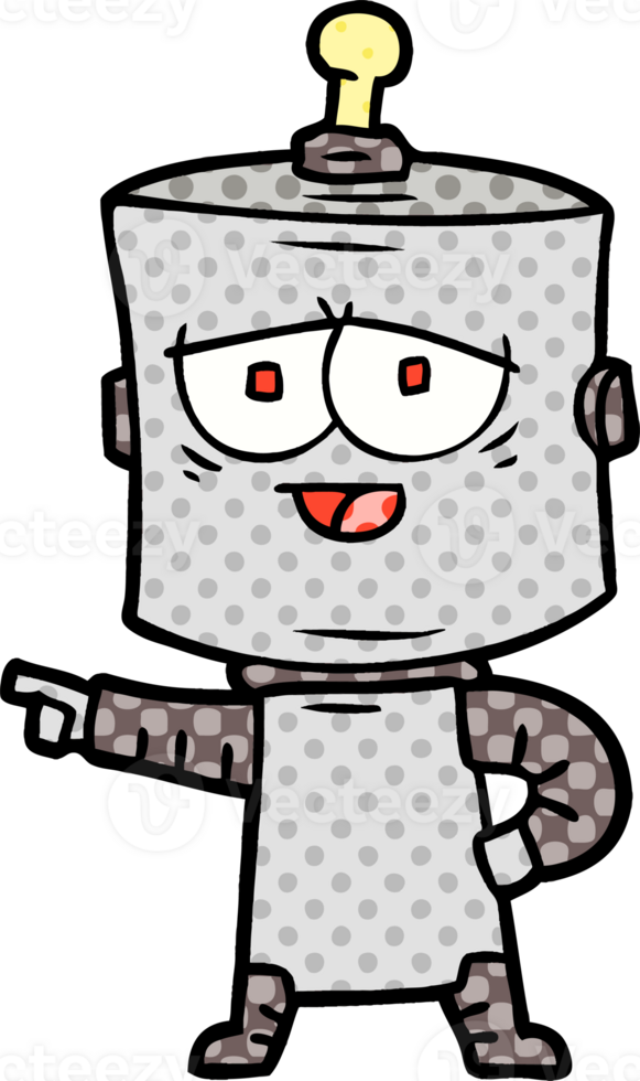 cartoon robot drawing png