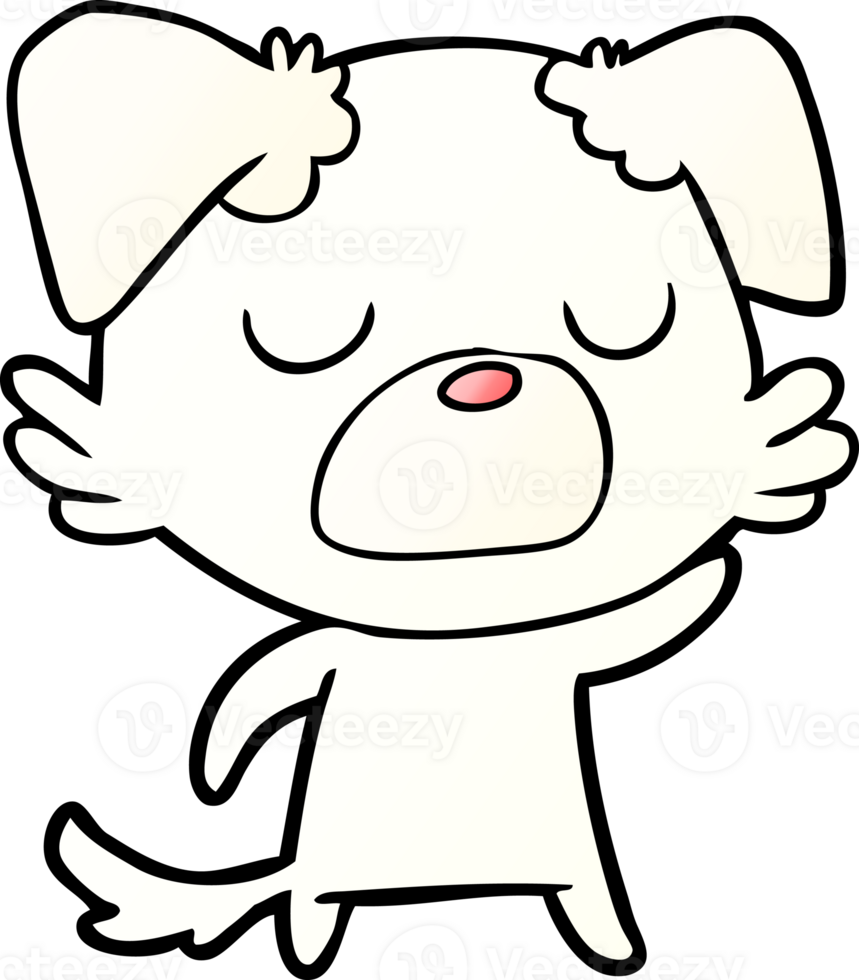 cartoon dog drawing png