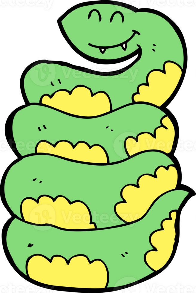 cartoon snake drawing png
