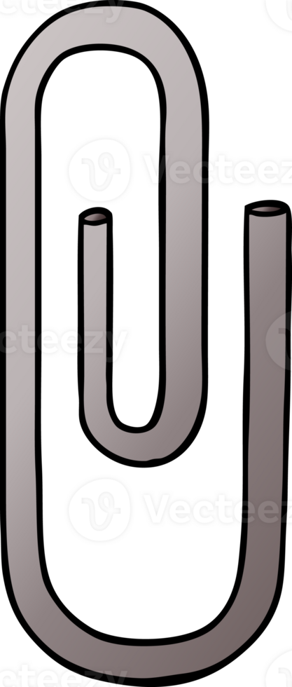 cartoon paperclip drawing png