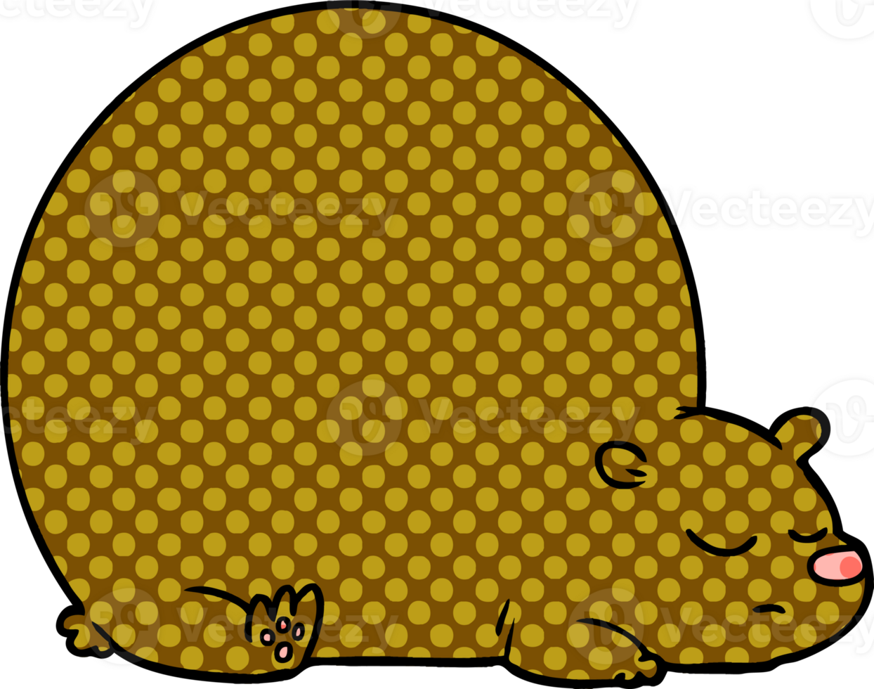 cartoon bear drawing png