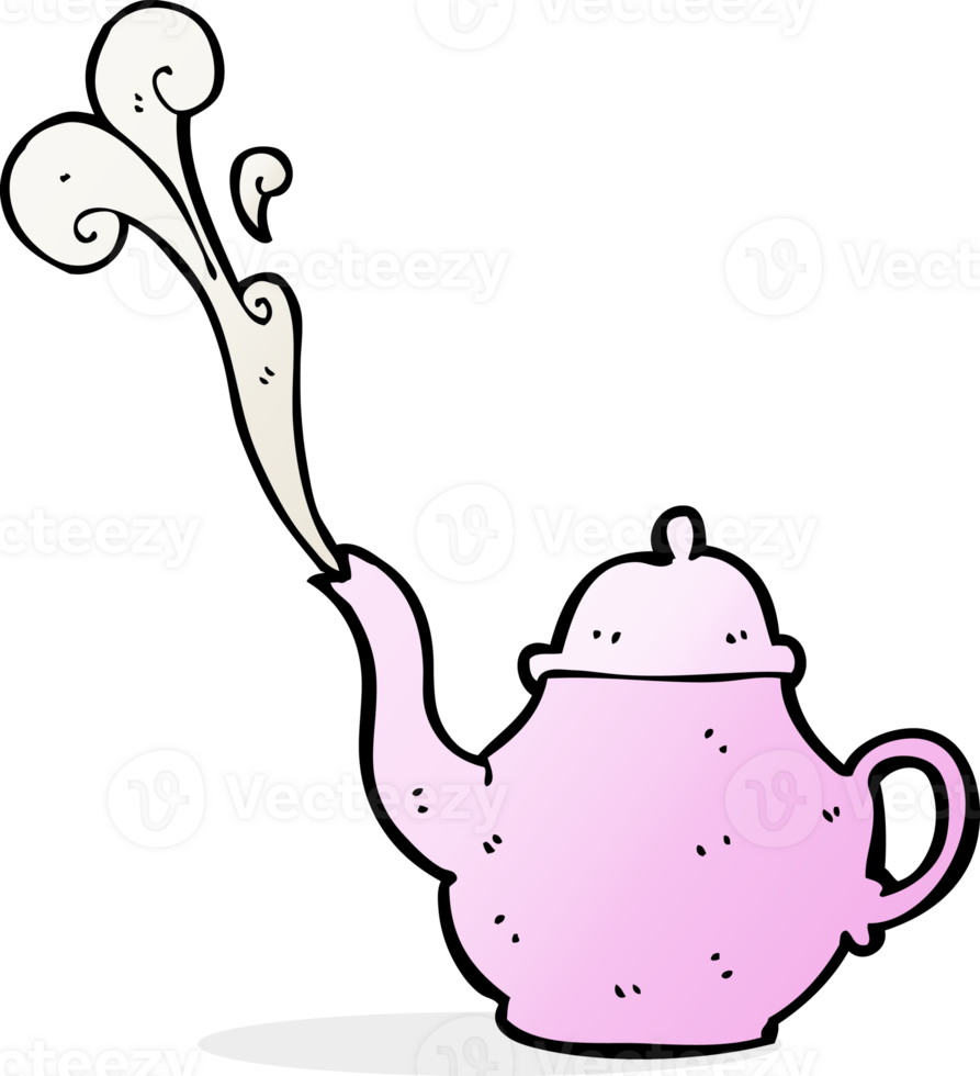 cartoon teapot drawing png
