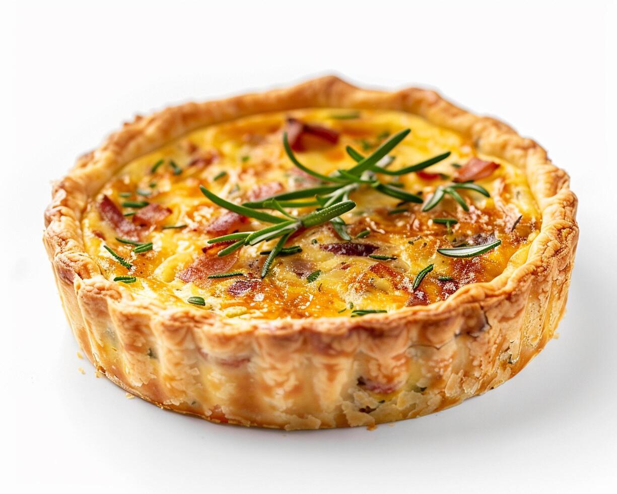 A Quiche with Bacon and Herbs photo