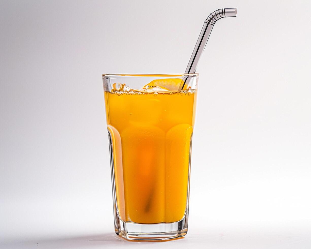 glass of orange juice photo