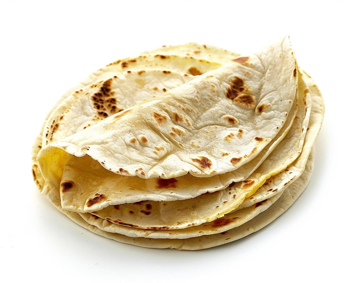 three tortillas stacked on top of each other photo