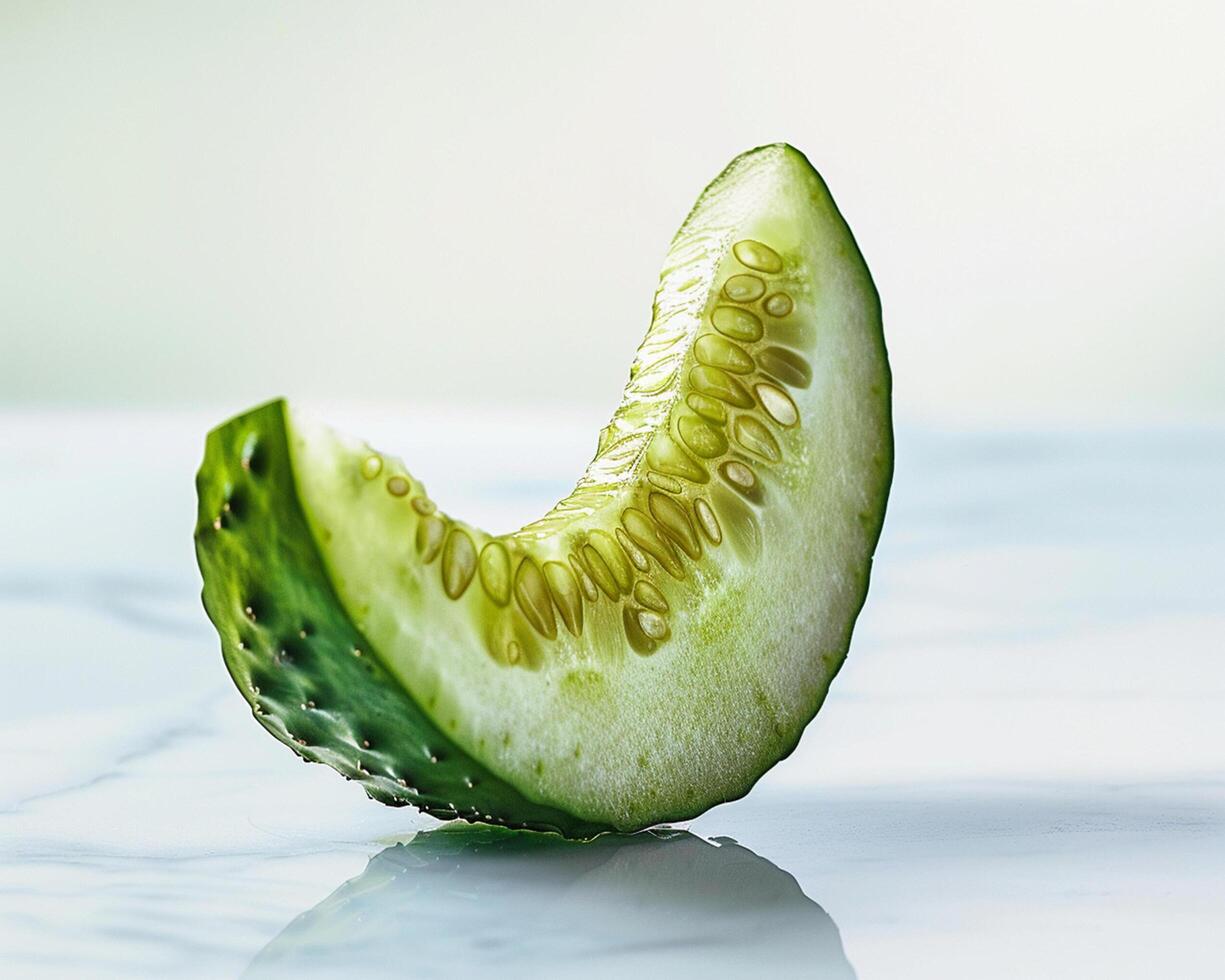 a slice of cucumber photo