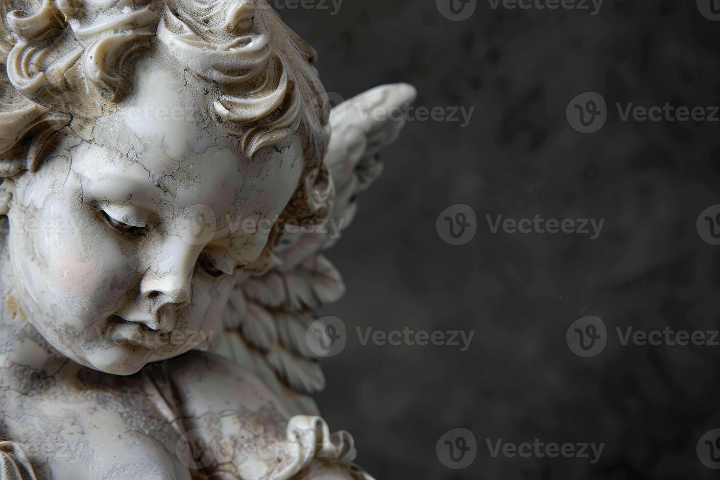 Cherub Statue Background photo