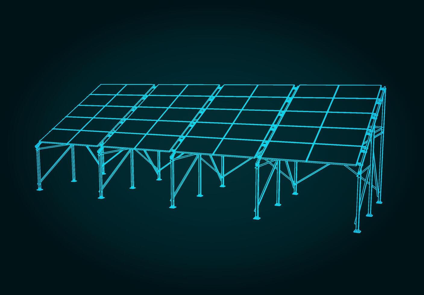 Solar panel illustration vector