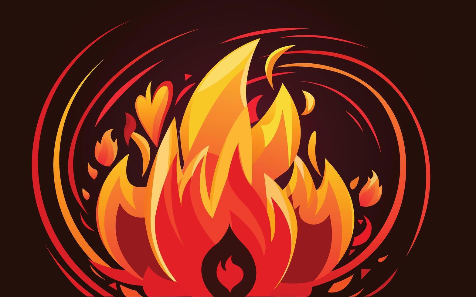 Fire Flame Design vector