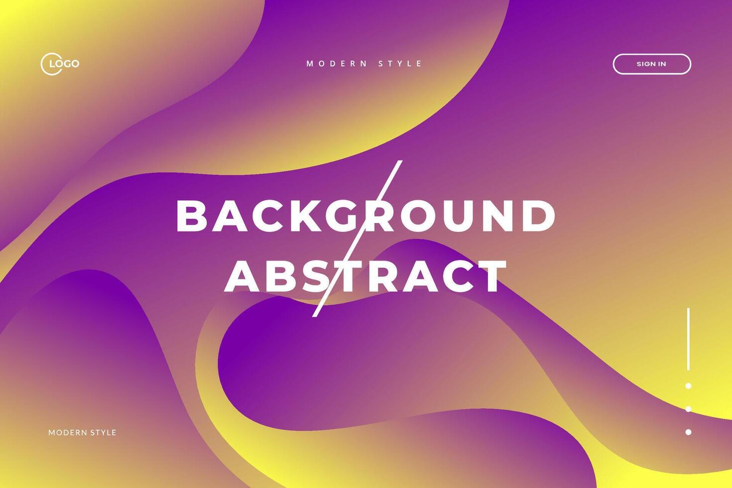 Modern Abstract Background with Purple and Yellow gradient color scheme. These backgrounds can be used for a variety of purposes, including websites, presentations, and marketing materials vector