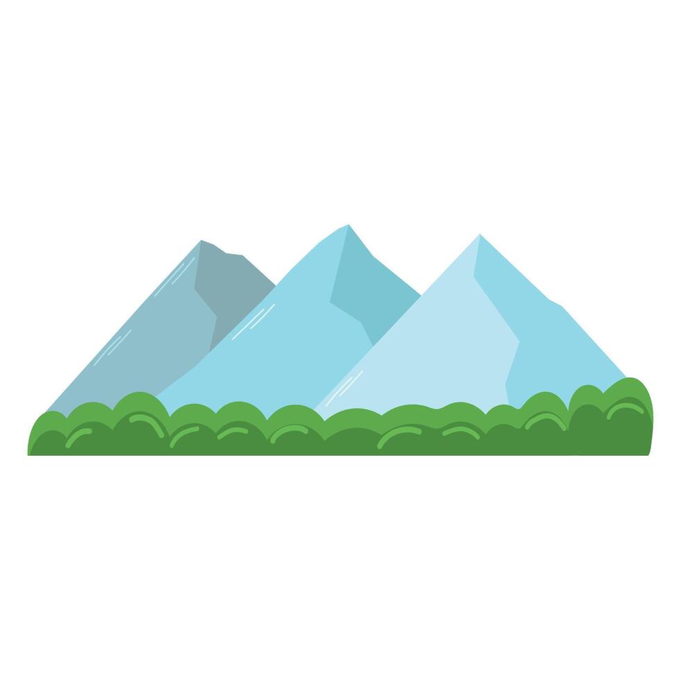 Mountain range icon clipart avatar logotype isolated illustration vector