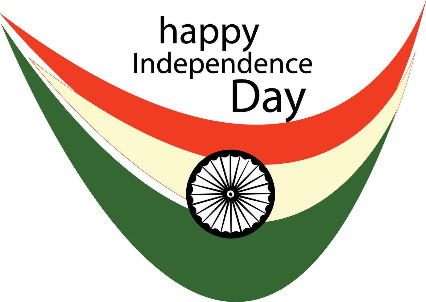 15 August Indian Day Icon vector