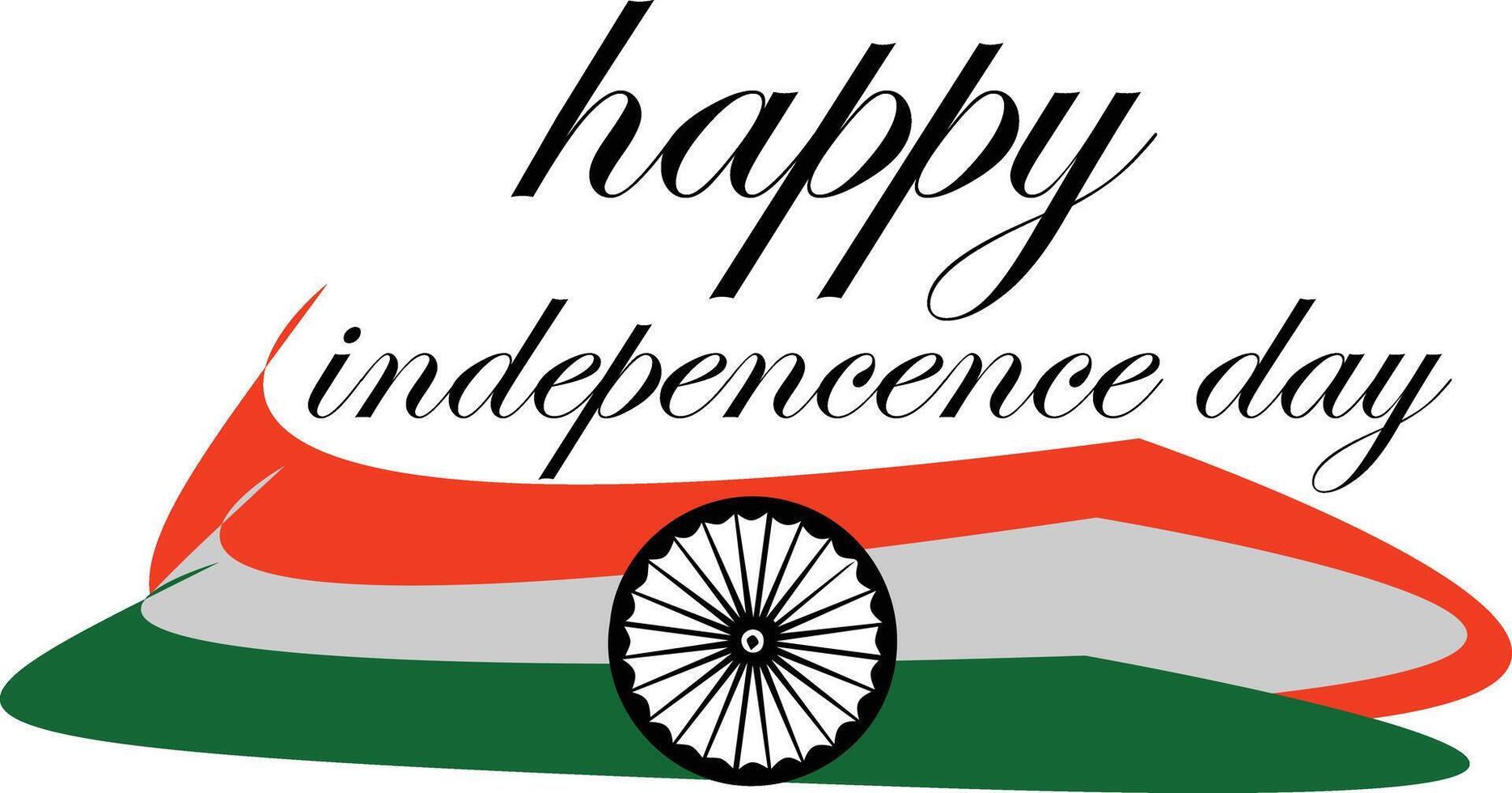 15 August Indian Day Icon vector