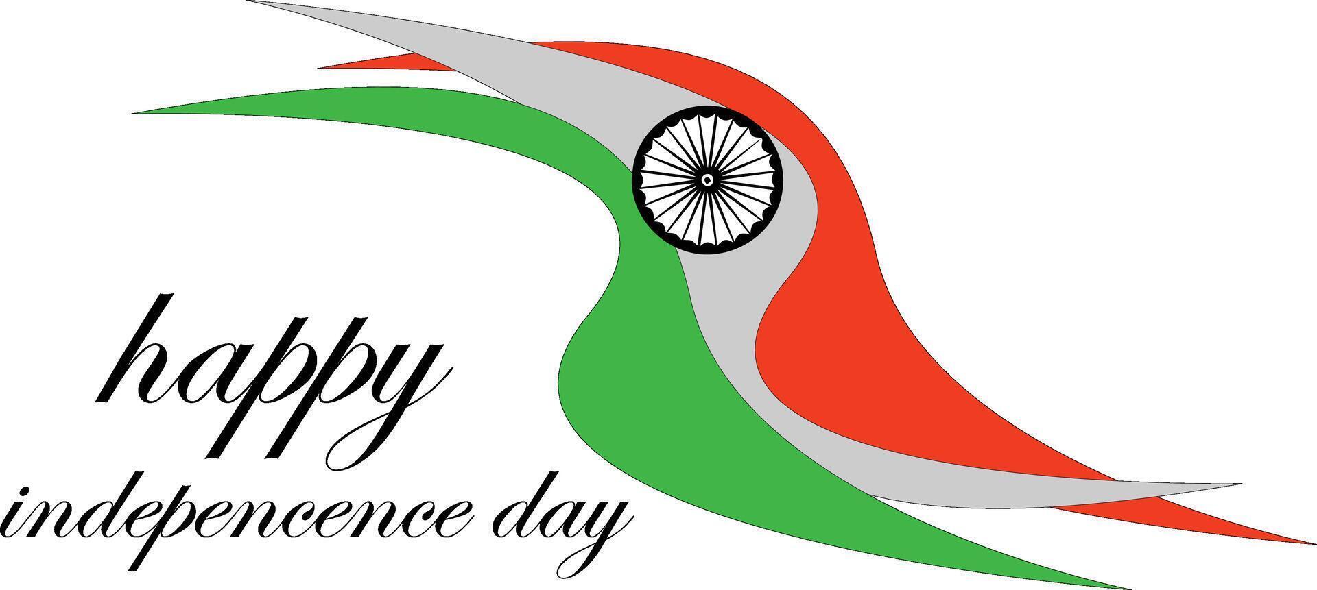 15 August Indian Day Icon vector
