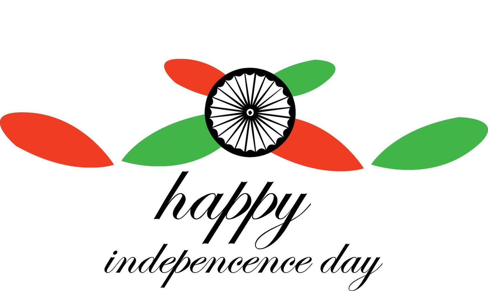 15 August Indian Day Icon vector