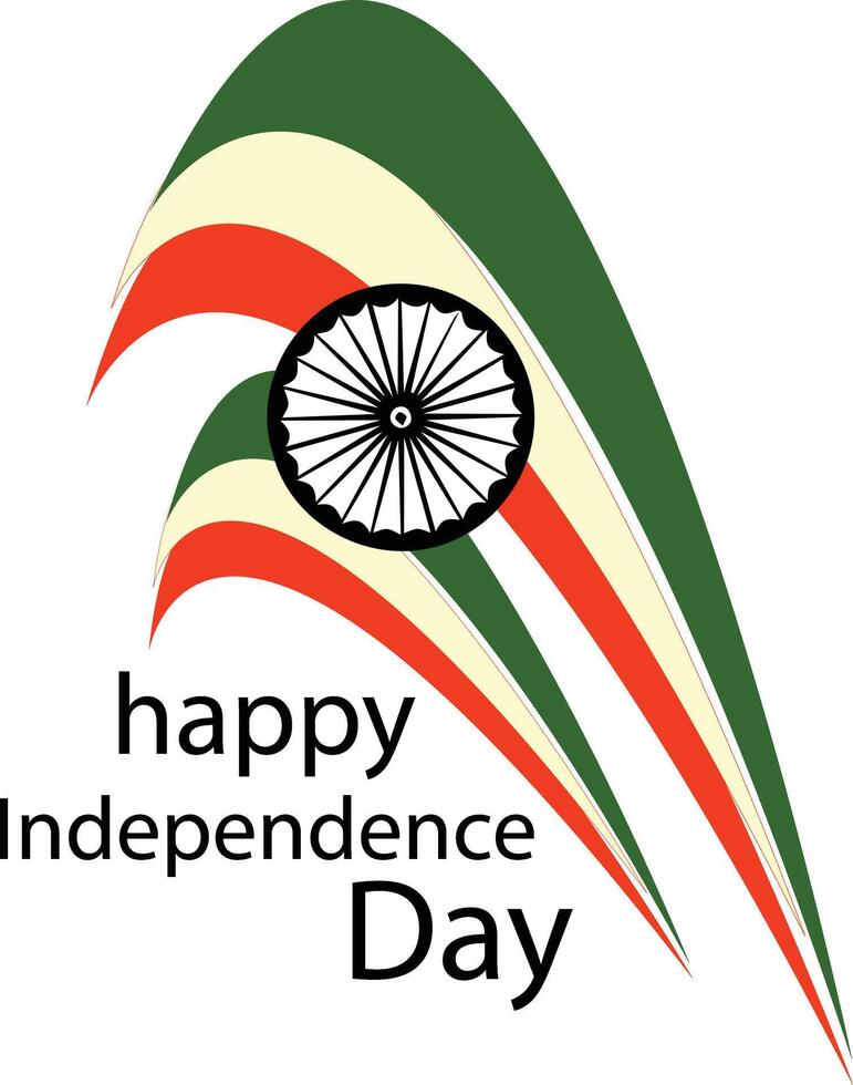 15 August Indian Day Icon vector