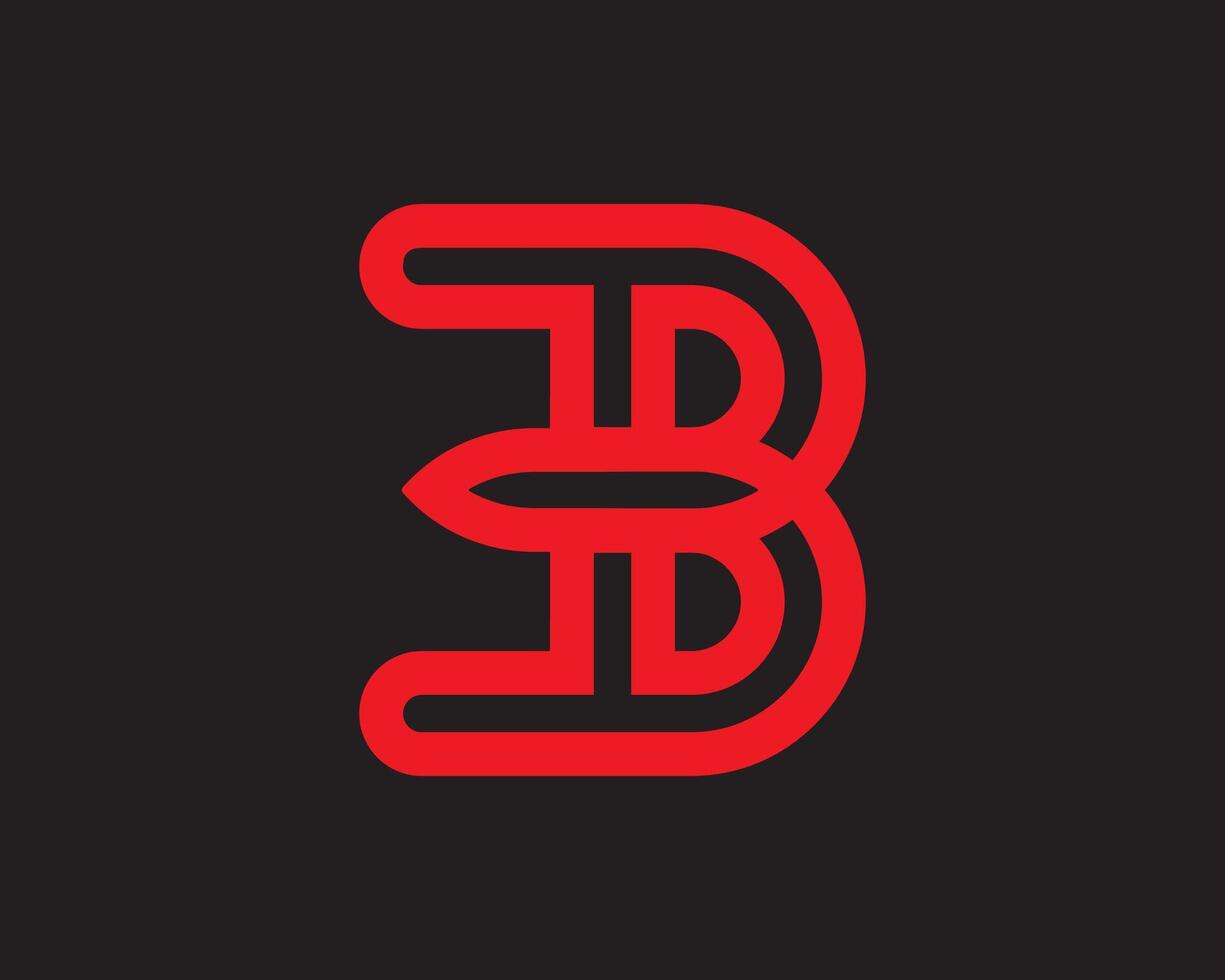 B Letter Logo, BP Letter Logo, Letter Logo vector