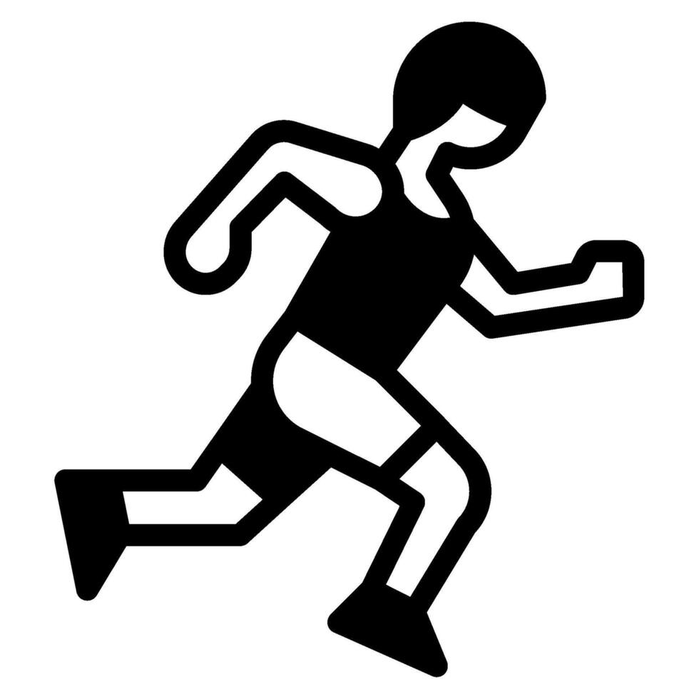 Runner icon illustration vector