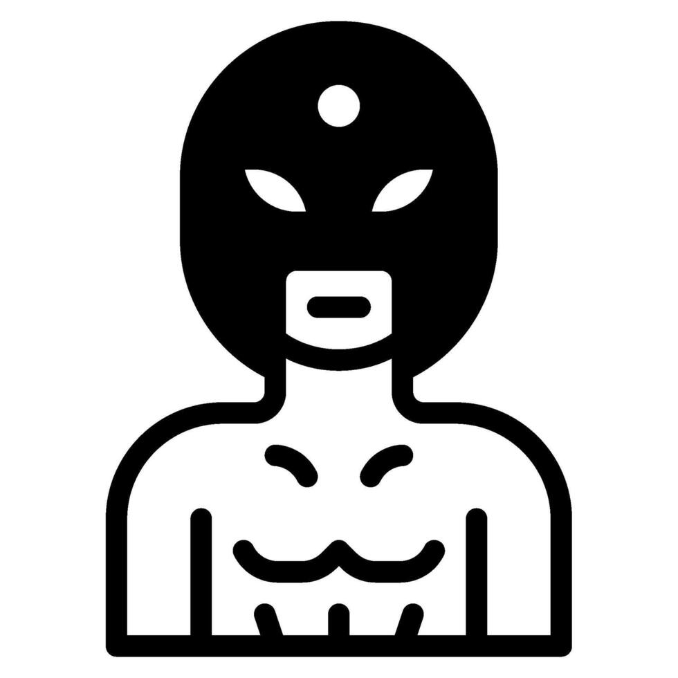 Wrestler icon illustration vector