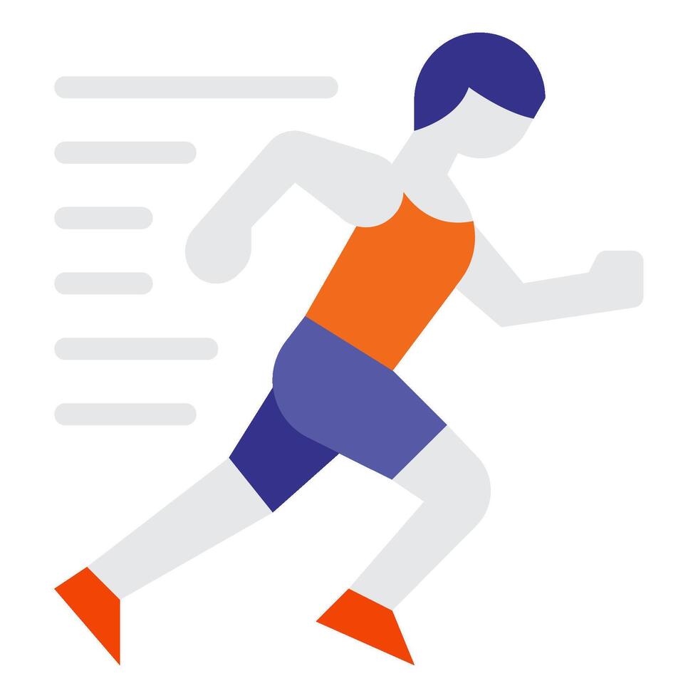 Sprinter icon illustration vector
