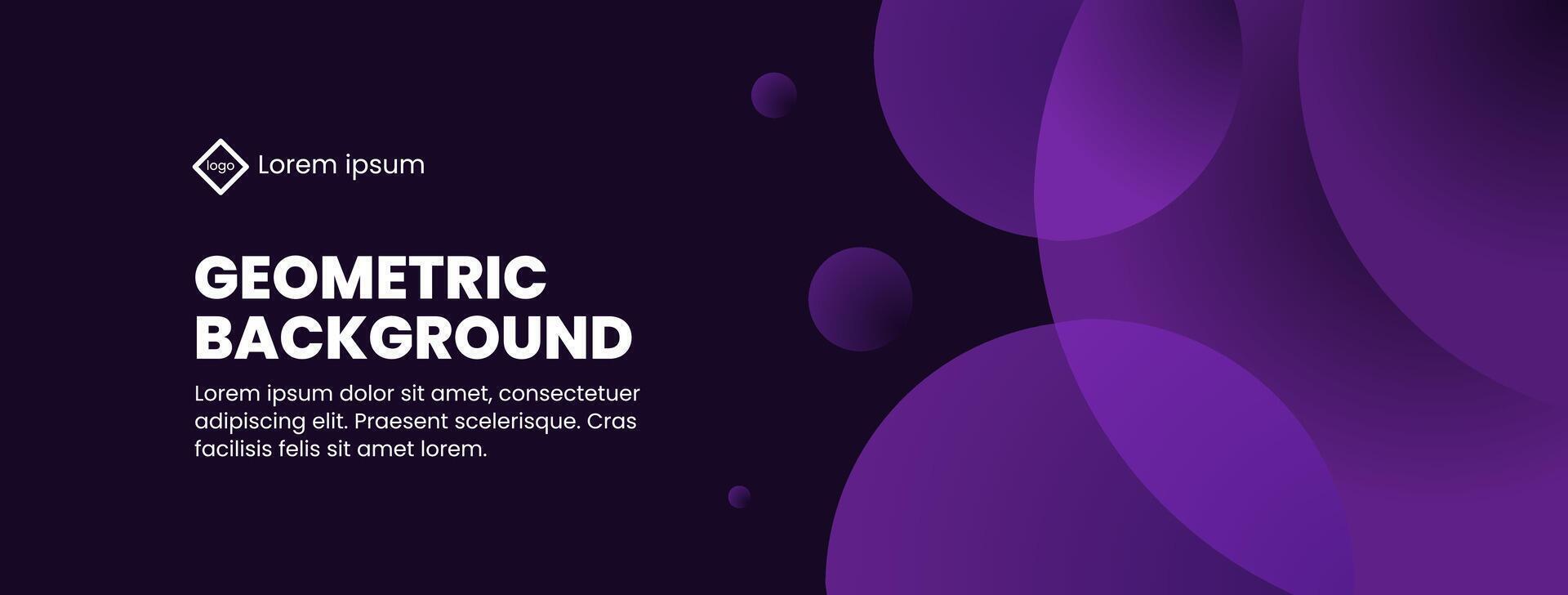 background design with gradient-colored geometric circle patterns, providing a modern and attractive look. good for presentation slides, web, landing page, banner, cover, home page vector