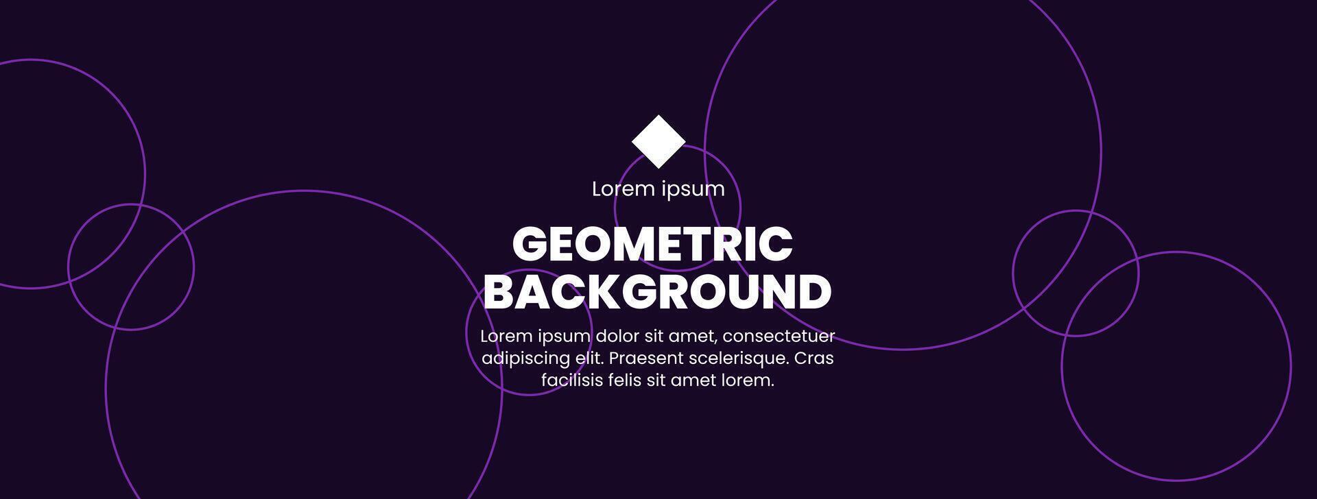 background design with gradient-colored geometric circle patterns, providing a modern and attractive look. good for presentation slides, web, landing page, banner, cover, home page vector