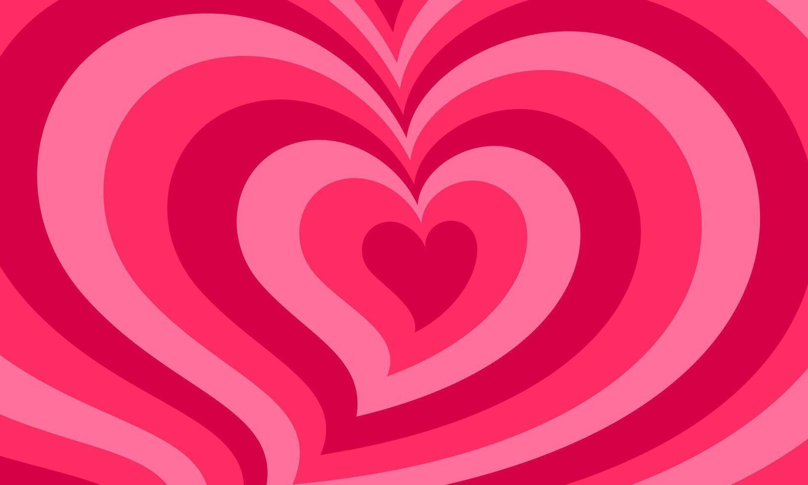 Heart tunnel background, wedding, Valentine, love vector