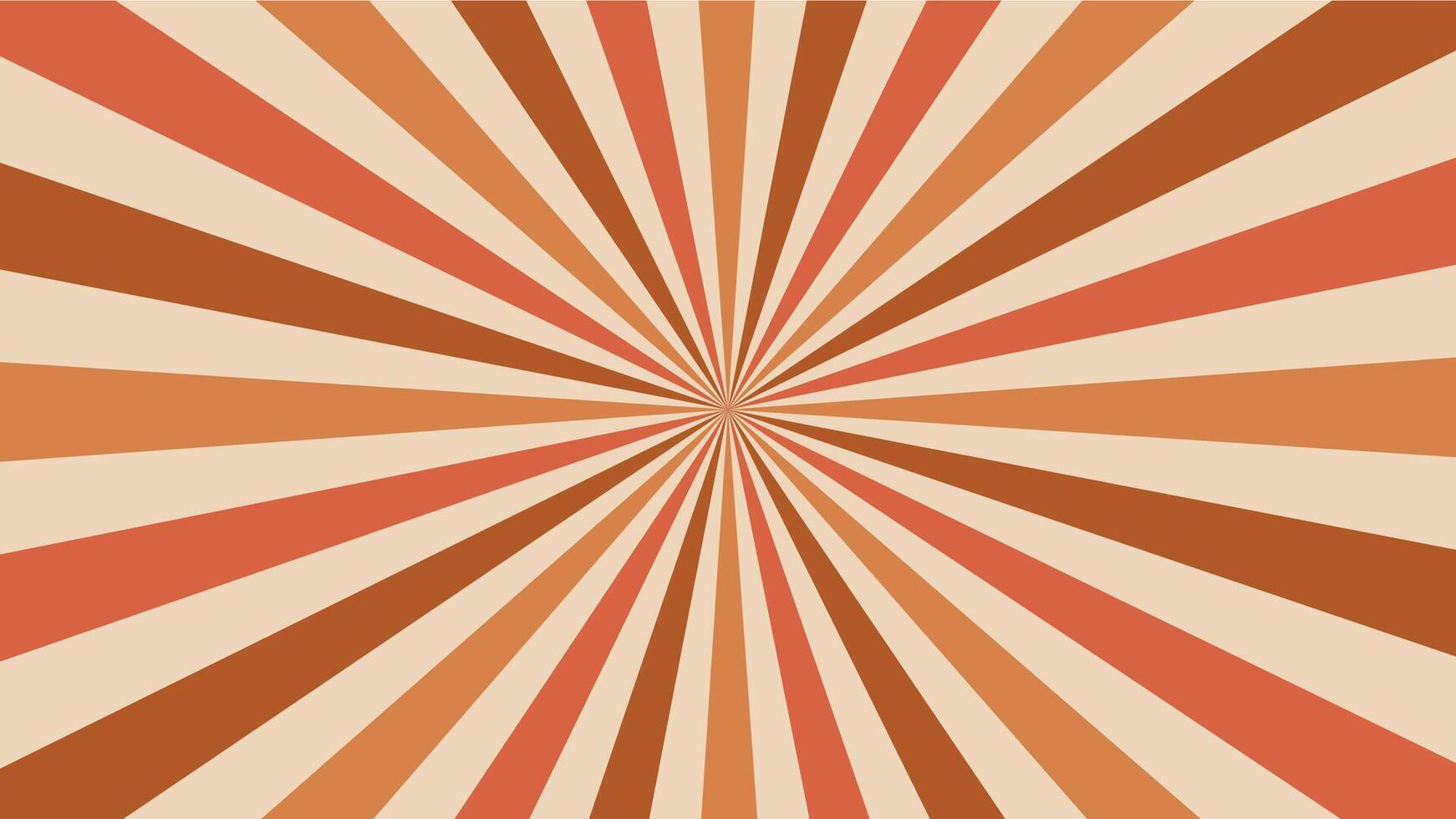 Retro carnival rays background, sunburst beams vector