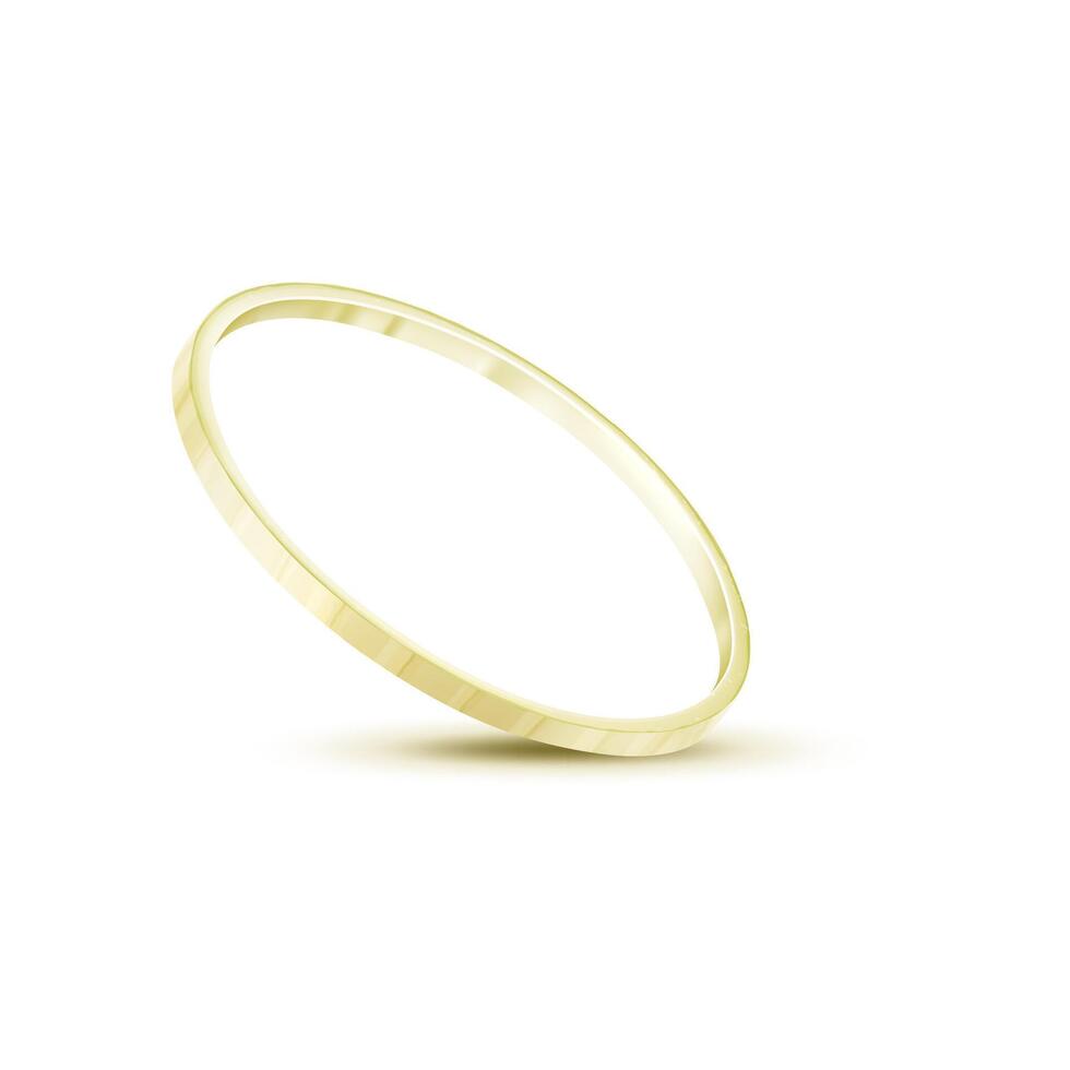 Isolated realistic yellow onion ring, vegetable vector