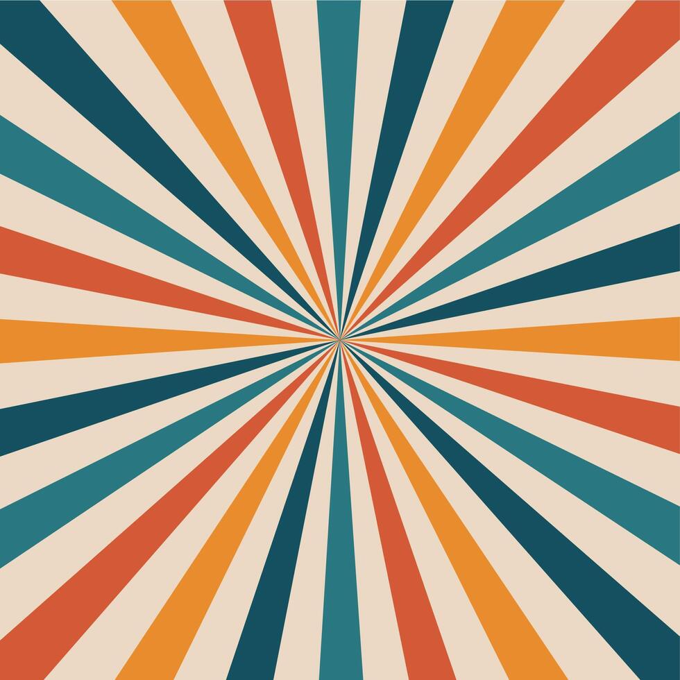 Carnival or circus retro rays background, layout vector
