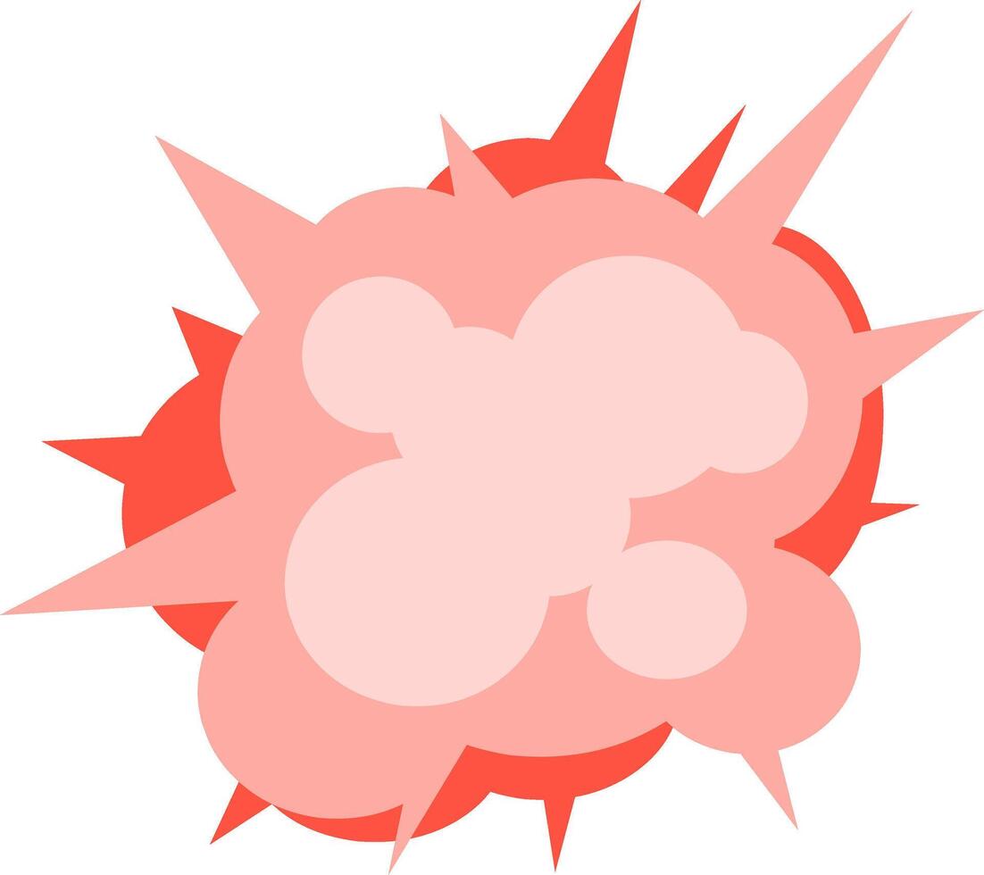 Cartoon bomb explosion. Dynamite explosions, danger explosive bomb detonation and atomic bombs cloud comics. Bomb dynamites detonators mobile game animation. Isolated vector