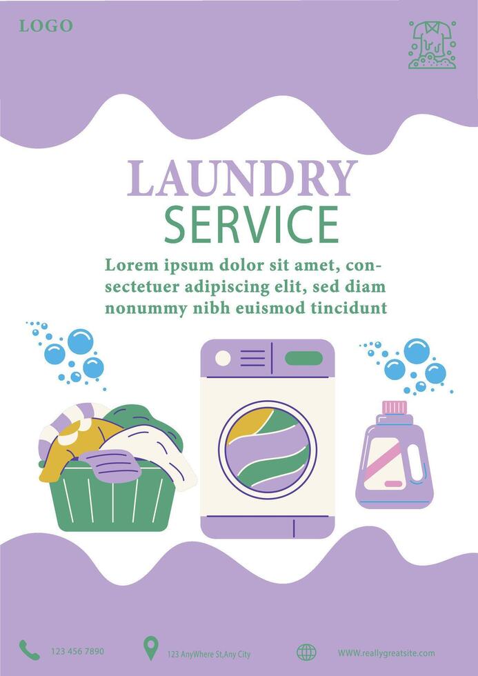Clean Laundry Services vector