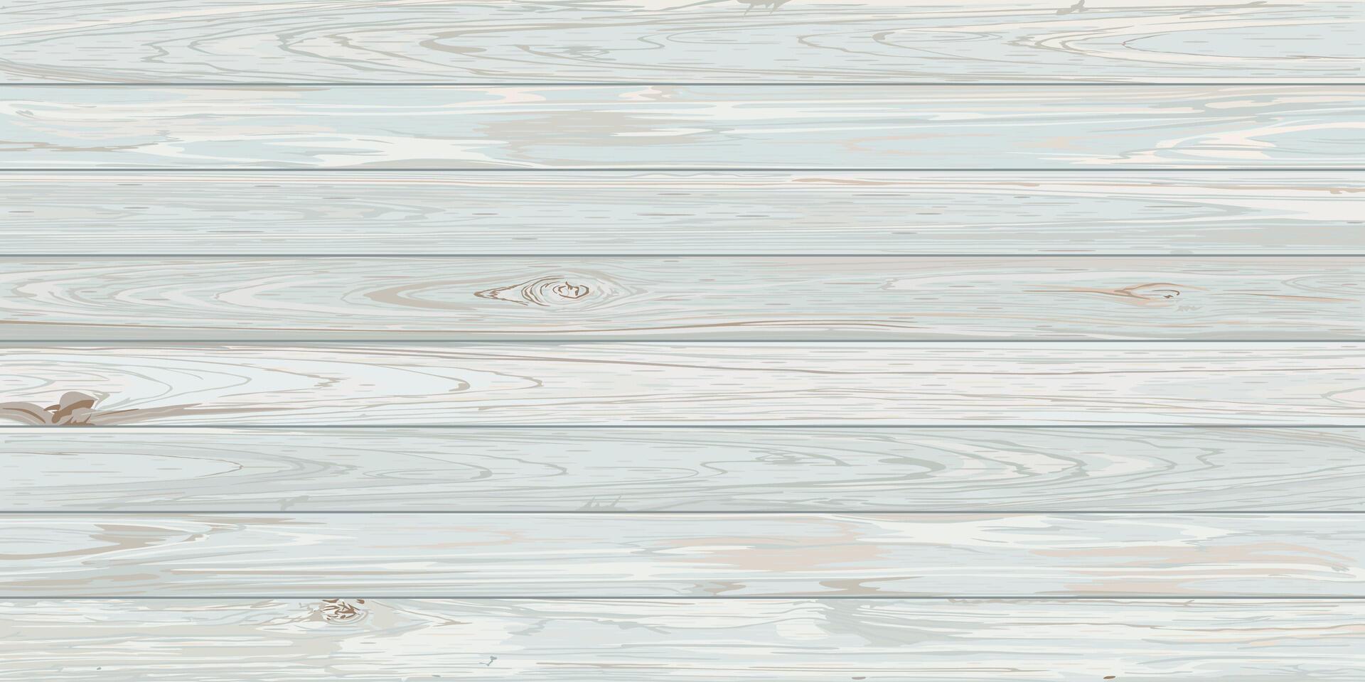 Cut timber panels background turquoise blue colores painted distressed weathered graphic illustration. Wooden texture pattern tropical style fade condition. vector