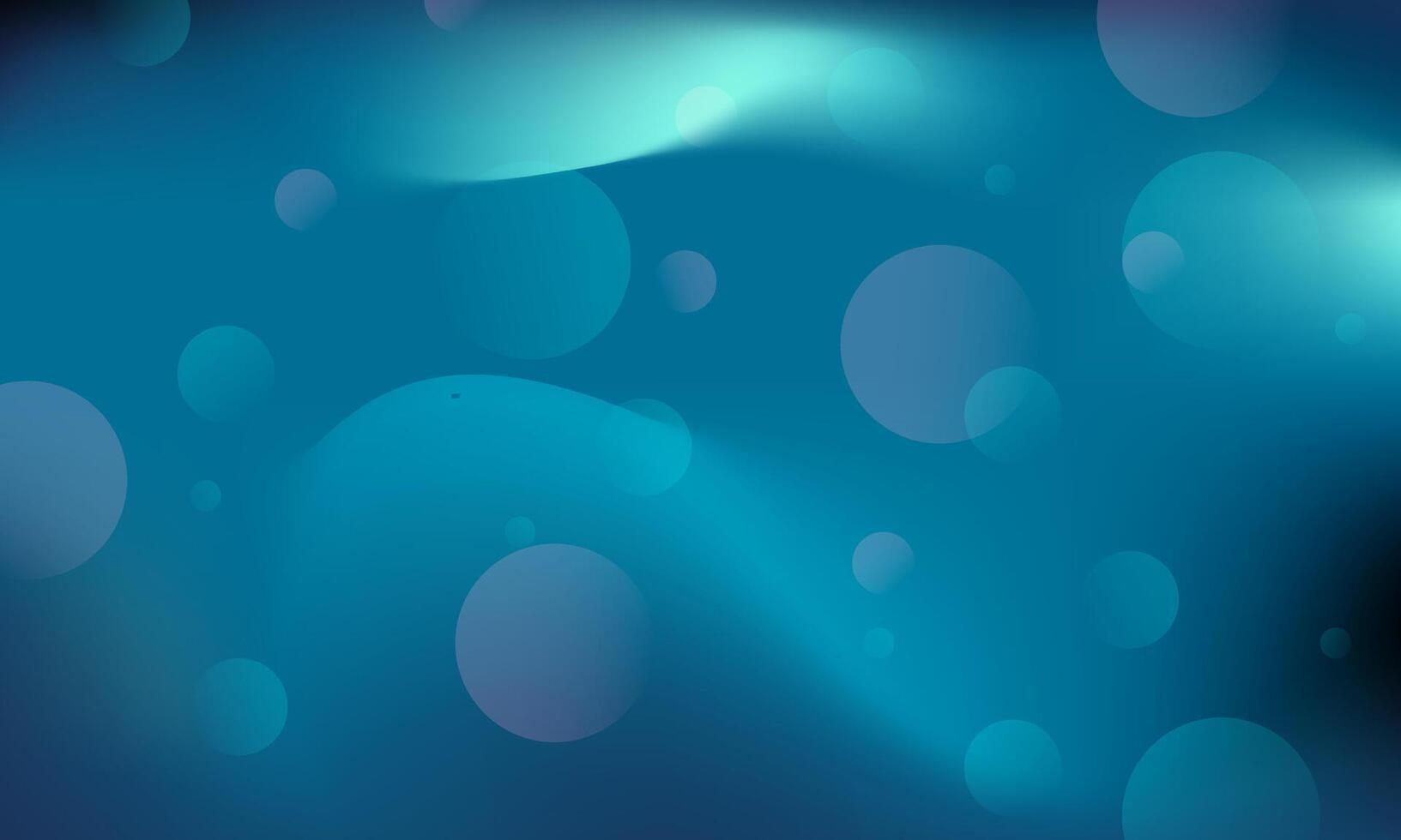 Abstract blue bokeh smooth dark blue background. circle bubbles. vector