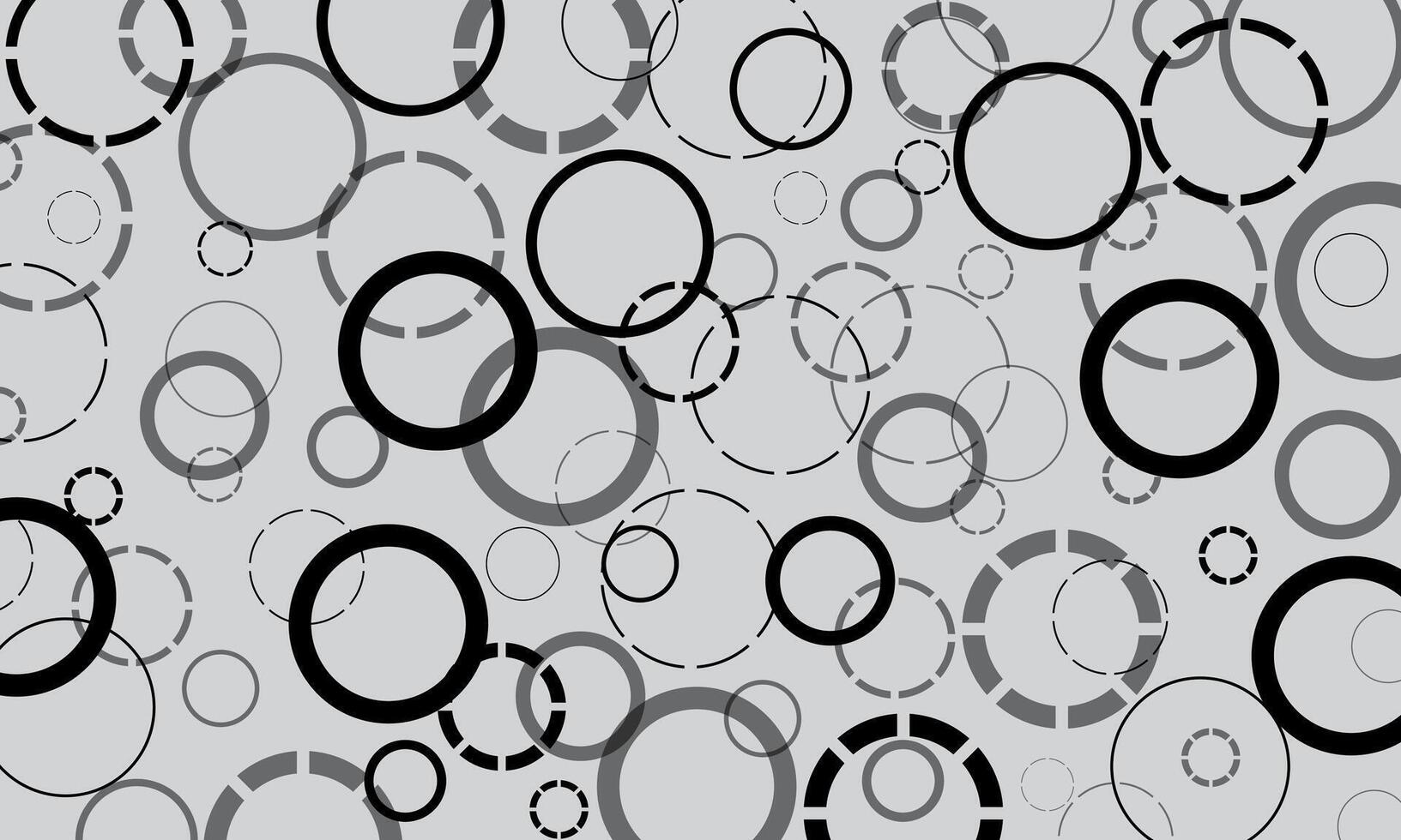 Abstract geometric circle grey background. retro vintage concept. vector
