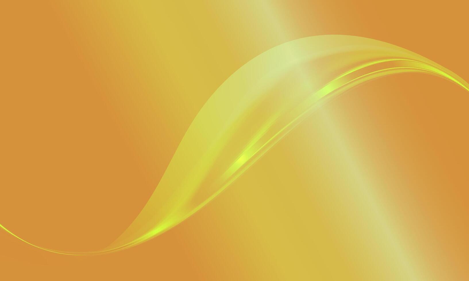 Abstract shiny color gold wave light effect smooth background. vector