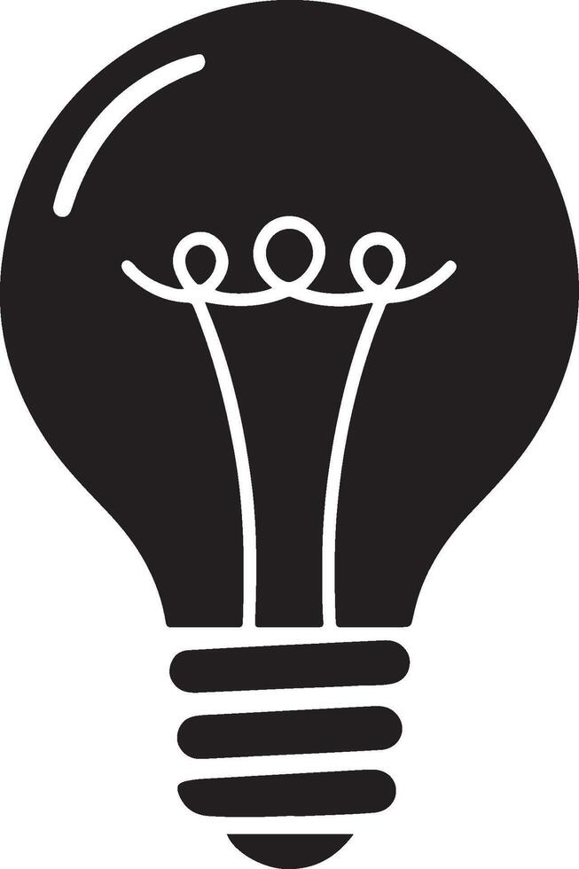 bulp lamp icon template vector