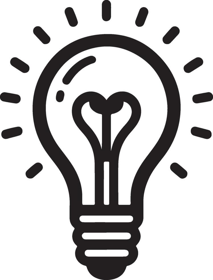 Lamp and rocket icon, launch, start-up and start-up, on a white background. vector
