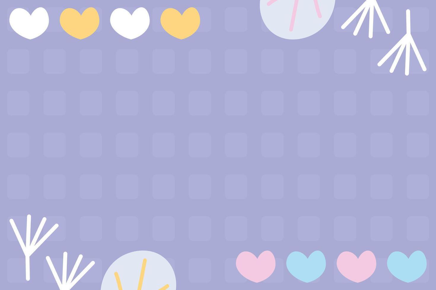 Cute abstract baby shower flat design illustration element background vector